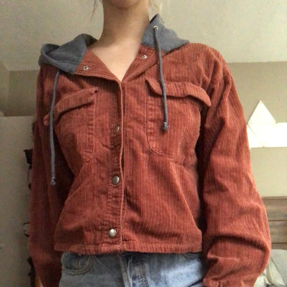 Corduroy Orange Jacket